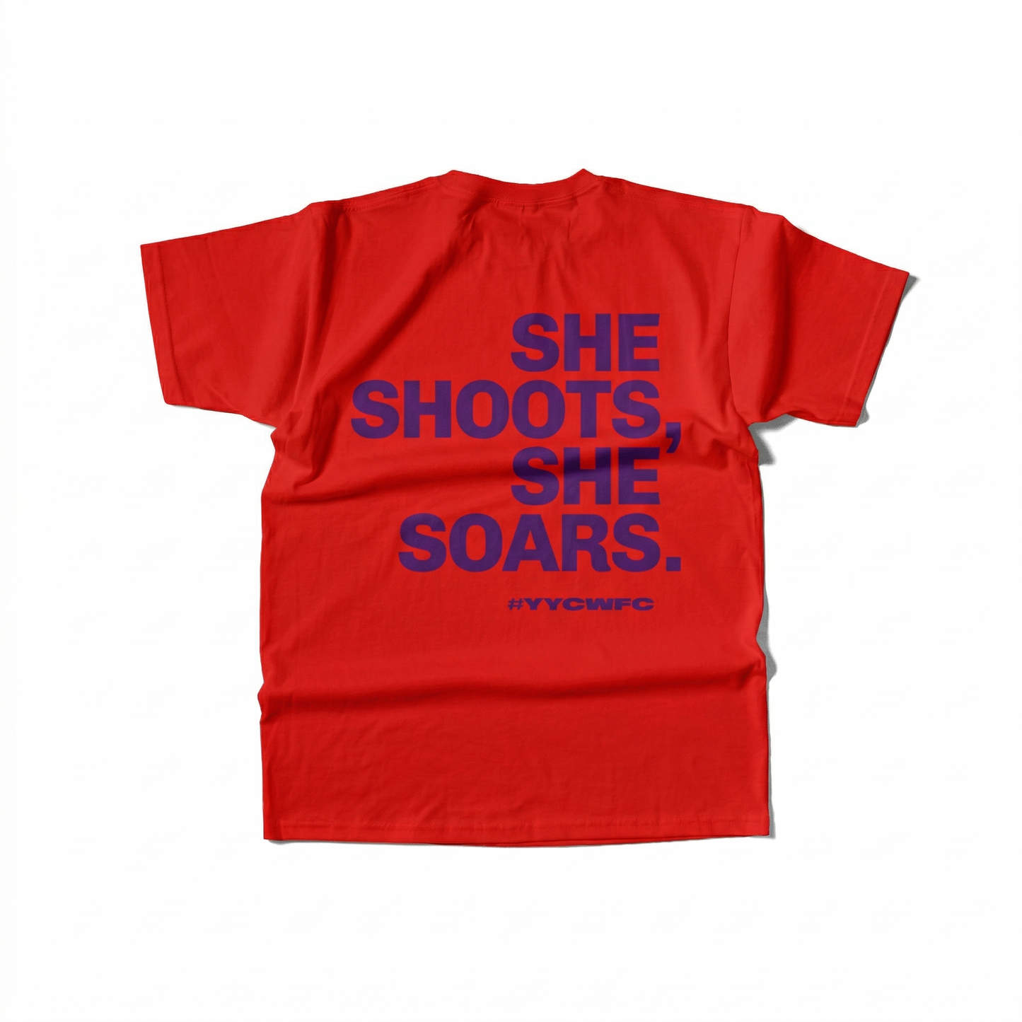 WILD FC ORIGIN TEE - ATTACK RED (ADULT)