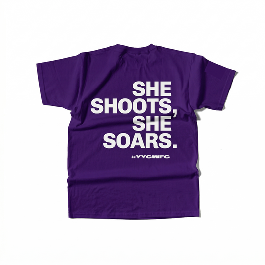 WILD FC ORIGIN TEE - NEON PURPLE (ADULT)