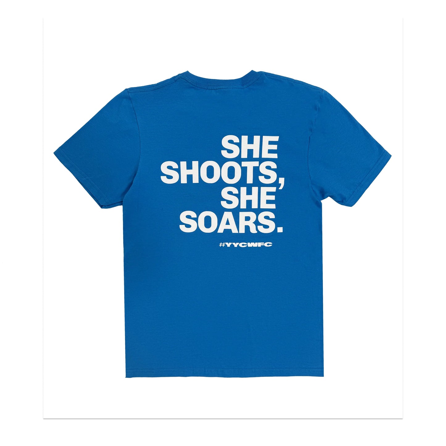 TEAL "SHE SHOOTS, SHE SOARS." ORIGIN TEE - IN SUPPORT OF MENTAL HEALTH