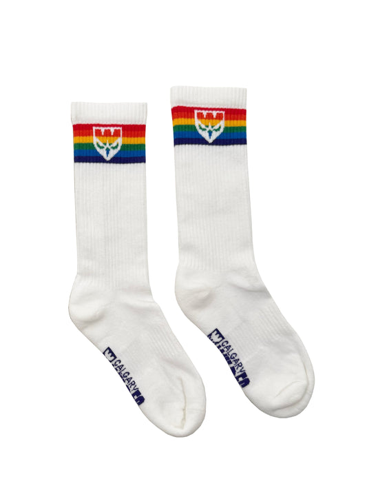 WILD PRIDE CREW SOCKS - ADULT